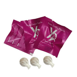 Harga Diskon Persediaan Pabrik Perawatan Feminin Titik Bersih Vagina MOQ Rendah Label Pribadi Mutiara Detoks Vagina - Product Image 1