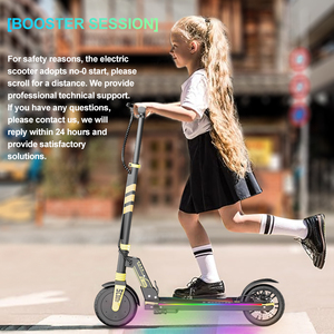 Stock de EE. UU. 180W Motor de scooter eléctrico 24V Batería de litio 8 pulgadas Modelo plegable con sensor para niños y adolescentes - Product Image 3