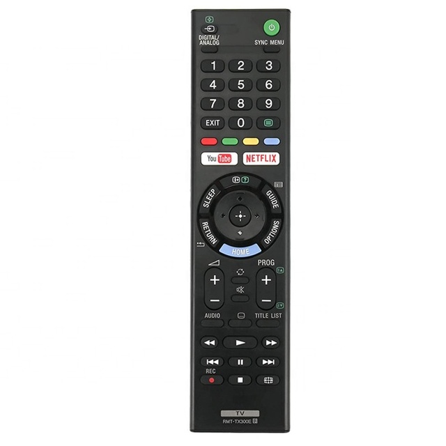 New Replace RMT-TX300E Remote Control Fit for SONY 3D Smart LCD LED TV With Youtube/Netflix Buttons