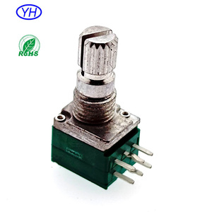 Potenciómetro Rotatorio de Alta Calidad de 9mm, Eje Redondo, 10k 20k 50k 100k, Estéreo, 9mm, Potenciómetro Alps RK097 Alpha Bourns - Product Image 5