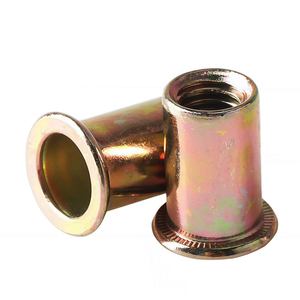 Bền mù đinh tán Nut ốc vít cho máy móc ô tô kim loại cường độ cao thép carbon Đầu phẳng có khía hạt đinh tán din7339 - Product Image 3