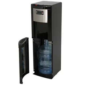 Distributeur d'eau à chargement par le bas, eau chaude et froide, distributeur de boissons sur socle électrique en acier inoxydable