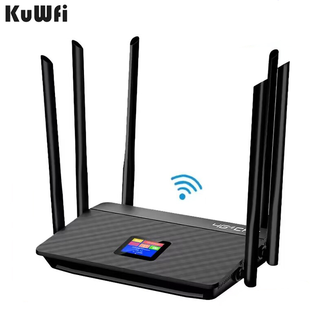 Wholesale KuWFi Wifi Router 150mbps Lte Cpe Router 2.4ghz Wireless 4g Wifi Modem Unlocked 4g Router with Sim Slot
