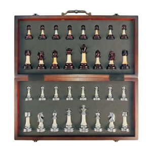 Juego de <span class=keywords><strong>Ajedrez</strong></span> de <span class=keywords><strong>Madera</strong></span> y Mármol <span class=keywords><strong>Plegable</strong></span> de 16.5 Pulgadas, de Lujo y Alta Calidad, para Niños, Ecológico, Venta al Por Mayor a Precio de Fábrica, Regalo de Navidad - Product Image 5