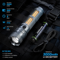 Lampe torche LED tactique d'extérieur ultra-lumineuse, lampes de secours et d'exploration, lampes de camping portables