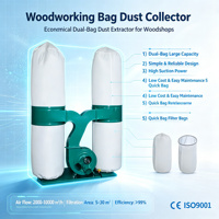 Collecteur de poussière à filtre à sac à jet pulsé antidéflagrant pour le traitement des poussières de sciure de bois