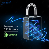 Cadenas intelligent portable étanche avec code PIN, carte-clé et application, sans clé, pour casiers