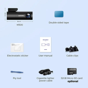 DashCam 2 pouces HD 2160P 4K Car dual <span class=keywords><strong>Camera</strong></span> M300S wifi Voice Control dash cam <span class=keywords><strong>360</strong></span> Rotating WDR with Super Night Vision - Product Image 6