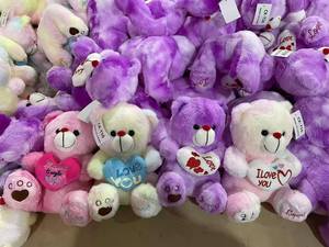 Oso de Peluche Colorido en Forma de Corazón, Lindo Oso de Peluche con Diseño Tie-Dye para el Día de San Valentín, Día de la Madre, Regalo para Fiestas - Product Image 5