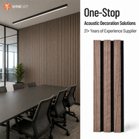 Panneaux acoustiques à haute absorption sonore WINEGO, panneaux muraux en bois ignifuges, panneaux muraux acoustiques en bois imperméables