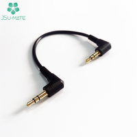Câble Audio à Angle droit plaqué or, OEM 2.5 3.5mm, câble d'extension, prise à 90 degrés, 3.5MM