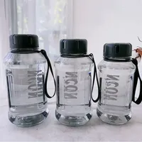 Bouteille d'eau transparente portable, étanche, grande capacité, bouilloire de voyage légère