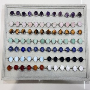 Assorted Zircon Teardrop <b>Rings</b> Women 925 <b>Silver</b> Plated Adjustable Classic <b>Boho</b> Jewelry Set Unique Fashion Statement <b>Rings</b> Gift - Product Image 1