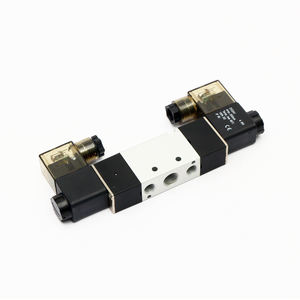 Electroválvula de Bajo Costo 4V220-06, Presión 0.8Mpa, Potencia 3W 4.8W, Bobinas Dobles, <span class=keywords><strong>1</strong></span>/8 <span class=keywords><strong>1</strong></span>/4 Pulgadas, Electroválvula de Control 5/<span class=keywords><strong>2</strong></span>, 24v - Product Image 1