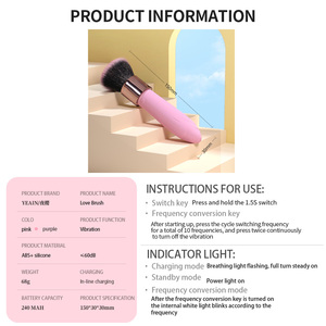 Cepillo Vibrador con 10 Frecuencias, Estimulador de Clítoris y Punto G, Discreto, de Silicona, Juguete Sexual para Mujeres - Product Image 6