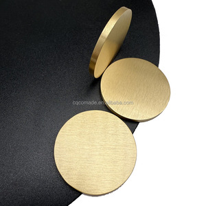 35.2 Mm Đường Kính 3 Mm Dày Satin Rắn Brass Thách Thức Đồng Xu Khoảng Trống Tùy Chỉnh Brass <span class=keywords><strong>Token</strong></span> Cho Sợi Laser - Product Image 6