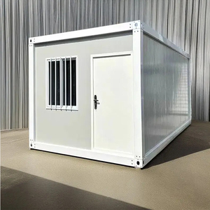 Meilleures ventes Offre Spéciale Maisons de luxe préfabriquées au design personnalisé Maison conteneur véranda à mur de verre d'un côté - Product Image 1
