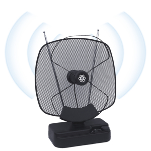Antenne TV numérique intérieure HD en plastique et aluminium, haute qualité, prix usine, alimentation directe, pas cher - Product Image 1