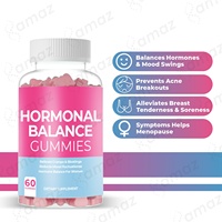 Amaz OEM Nutrition Équilibre Hormonal pour Femmes Gummies PMS Saveur Canneberge