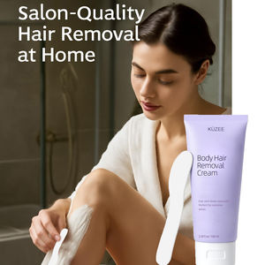 Crème dépilatoire pour le corps et le visage KUZEE douce, rapide, indolore, à longue durée, lisse, à base de plantes, pour les peaux sensibles - Product Image 6