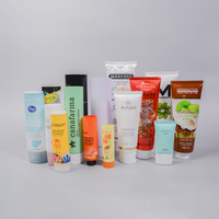 Envases de plástico de aluminio laminados, contenedores de embalaje de tubo suave cosmético de lujo, profesional, vacío, 60ml