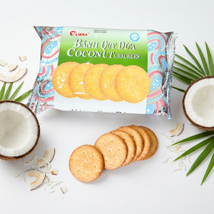 Craquelins de noix de coco Golden Island – Expérience gustative tropicale haut de gamme 160g, norme d'exportation ODM, en vrac - Product Image 1