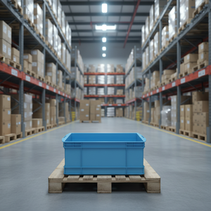 465-200 <span class=keywords><strong>Prix</strong></span> attractif, nouvelle caisse de transport empilable en plastique HDPE de la marque JINDU, modèle de boîte pour légumes - Product Image 5