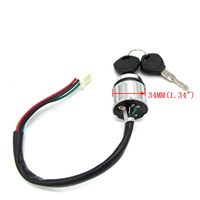 Cable de 4 Pin interruptor de encendido ir Kart ATV Quad moto Scooter ciclomotor chino