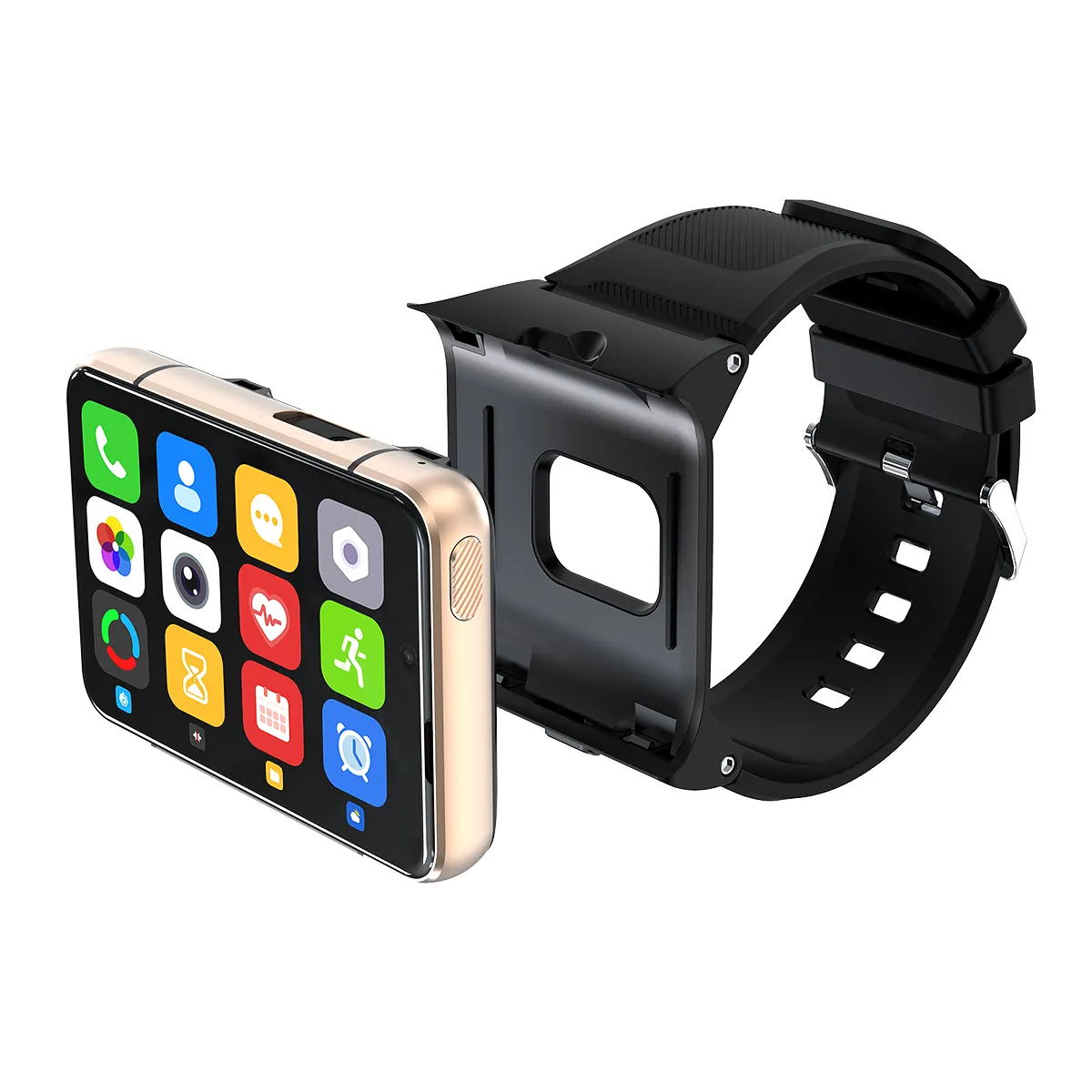 2,88 Zoll Großbild-Smartwatch MTK6761 4GB RAM 64GB ROM Wifi GPS-Telefonanruf Android 9.0 4G Smartwatch S999