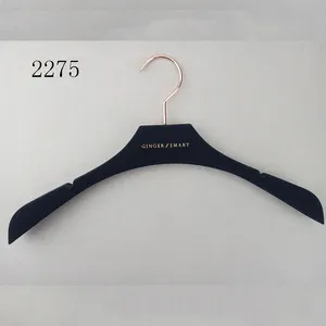 Velvet Hanger for Suits Surface Plastic Wholesale Customized Clothing Shenzhen Injection Printing Logo Custom Color Yy 3-7 Days