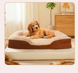 Klassisches Design für Alle Jahreszeiten: Rechteckiges Haustierbett, Spezielles Abnehmbares und Waschbares Hundebett - Product Image 5