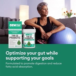 Capsules Probiotiques Céto Brûle-Graisses Certifiées, Faible Teneur en Sucre et en Matières Grasses, Personnalisées en Usine, pour une Perte de Poids Rapide, 60 Gélules Diététiques - Product Image 5