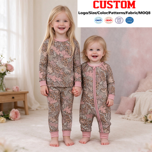 Conjuntos de Ropa para Niñas Pequeñas con Estampado de Leopardo Rosa, Venta al por Mayor, Moda para Hermanas, Ropa de Boutique Linda, Ropa de Fábrica, Tendencia - Product Image 1