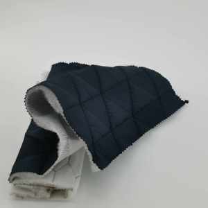 Vải may áo khoác mùa đông mới, thiết kế kiểu dáng hiện đại, màu xanh <span class=keywords><strong>navy</strong></span>, chất liệu bông ép. - Product Image 2