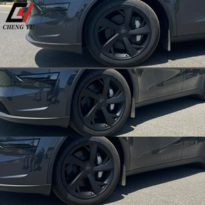 Cache-roues 19 pouces très demandés pour Tesla Model Y Juniper 2025+ – Installation facile, aspect carbone noir brillant, kit de remplacement de carrosserie - Product Image 3