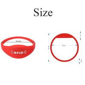 Bracelets en silicone avec logos personnalisés, reconnaissance NFC, anneaux d'équipe colorés sur mesure, bracelets de soutien pour concerts, vente en gros - Product Image 3