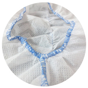 Surchaussures jetables blanches non tissées, élastiques, respirantes et antidérapantes - Indice de sécurité pour <span class=keywords><strong>les</strong></span> visiteurs d'achat - Product Image 2