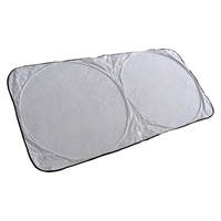 Pare-soleil de voiture amusant de haute qualité avec logo personnalisé, pare-soleil de voiture pliable