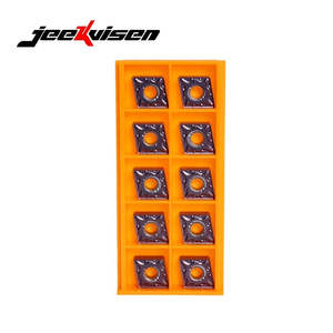 Jeekvisen เครื่องมือตัด CNMG120408MA คาร์ไบด์แบบแข็งที่มีความเสถียรมากขึ้นสำหรับการแปรรูปเครื่องกัด CNC - Product Image 1