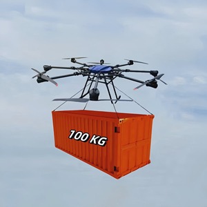 Drone industriel à huit axes pour charges lourdes, capacité de charge de 100 kg, drone de livraison longue portée pour les opérations de sauvetage d'urgence - Product Image 5