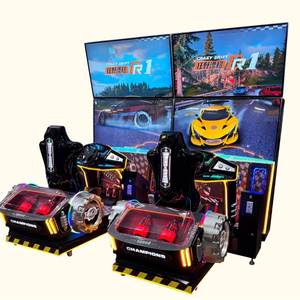 เกมจำลองการแข่งรถพร้อมอุปกรณ์จำลองการขับขี่ในตัว เครื่องเกมแข่งรถแบบอาร์เคด; เครื่องเล่นเกมอาร์เคด - Product Image 3