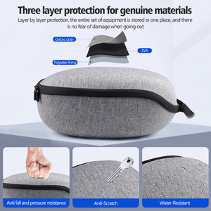 QANYOJOU Portable VR Sac de rangement en matériau <span class=keywords><strong>EVA</strong></span> pour 3/3s 510g Anti-chute et Durable pour les joueurs en plein air - Product Image 4