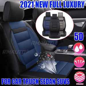 5D Deluxe Car Front <b>Seat</b> <b>Covers</b> PU Leather <b>Seat</b> <b>Cover</b> Non-slip <b>Seat</b> Cushion <b>Cover</b> Breathable Protector Mat for BMW/<b>VW</b>/Hyundai - Product Image 1