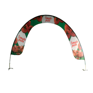 Pdyear – bannière imprimée personnalisée pour porte d'<span class=keywords><strong>arche</strong></span>, drapeau demi-rond pour porte Pop Up, pour <span class=keywords><strong>l</strong></span>'intérieur - Product Image 2