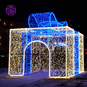 Luz LED de arco personalizada a prueba de agua IP65 para decoraciones navideñas y de temporada en interiores y exteriores, para caja de regalo de Navidad - Product Image 2