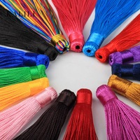 Accessoire DIY 12 cm, pompon, décoration de voiture, sac, attache de remorque, nœud chinois
