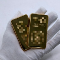 2026 Barre d'or rectangulaire personnalisée en cuivre de Suisse, 10 oz, artisanat métallique, souvenir, lingot massif, collection