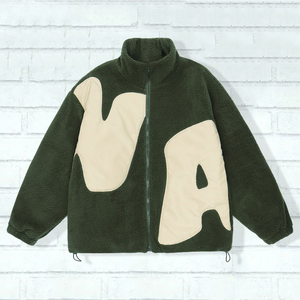 OEM Manufacturer Wholesale Full Zip up Winter Outdoor Clothing <strong>Mens</strong> Custom Logo Warm Polar <strong>Sherpa</strong> Fleece <strong>Jacket</strong> - Product Image 2