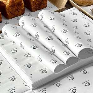 Custom Food Grade Oil-Proof Bakery Food <b>Wrapping</b> <b>Paper</b> Wax <b>Paper</b> Eye-Catching Design Burger Packaging <b>Paper</b> - Product Image 1