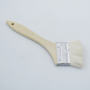 Pincel de pintura de radiador con mango doblado de madera larga de Cerdas puras, pinceles de lana, pincel de pintura multiángulo - Product Image 5